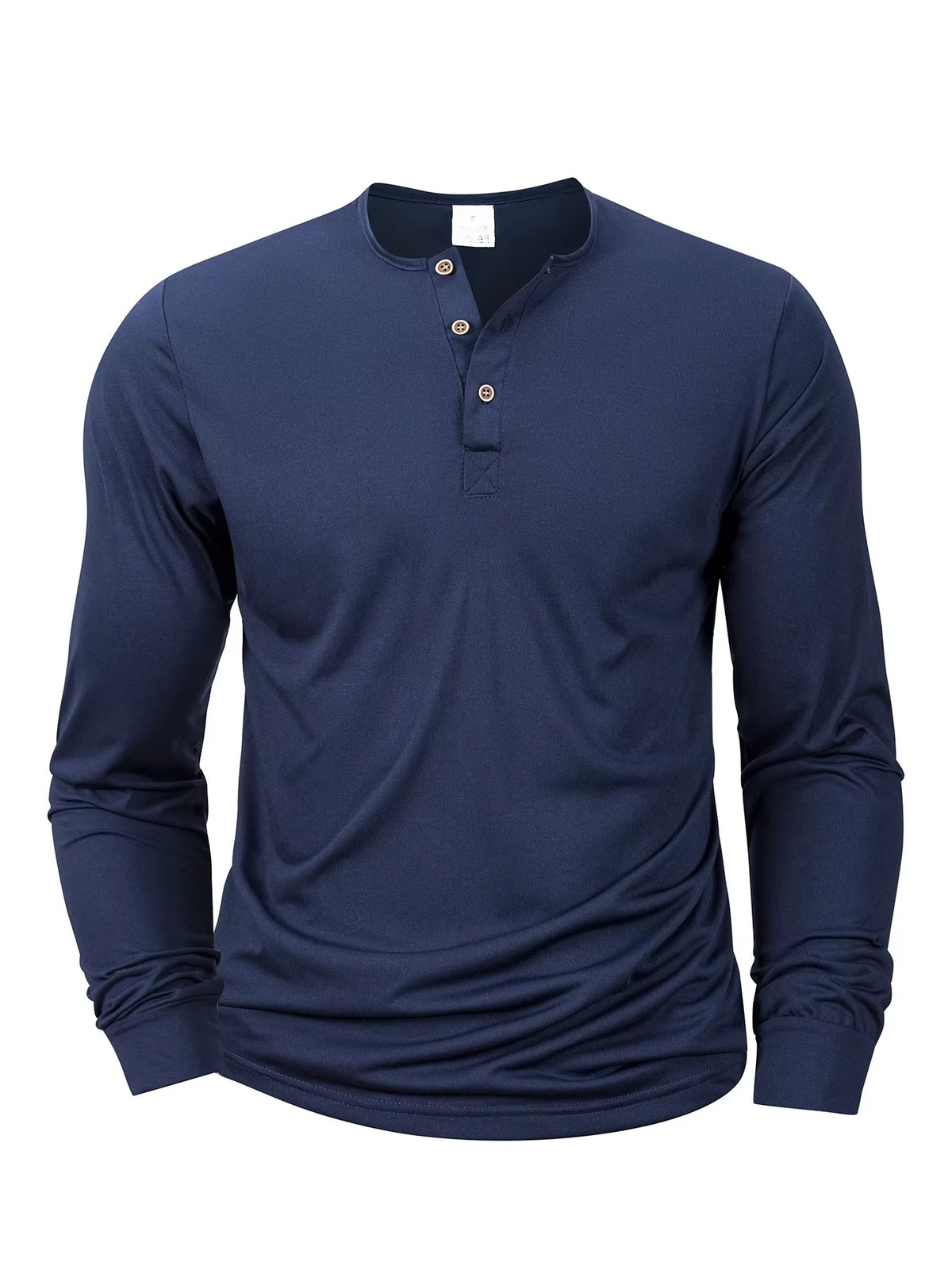 Men’s Long Sleeve Henley T-Shirt