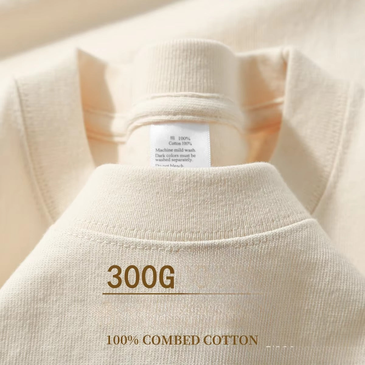 Heavyweight 300G Cotton Oversized T-Shirt