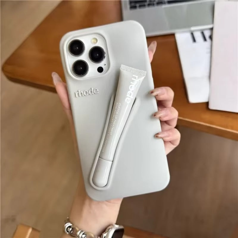 Fashion Lip Gloss Holder iPhone Case