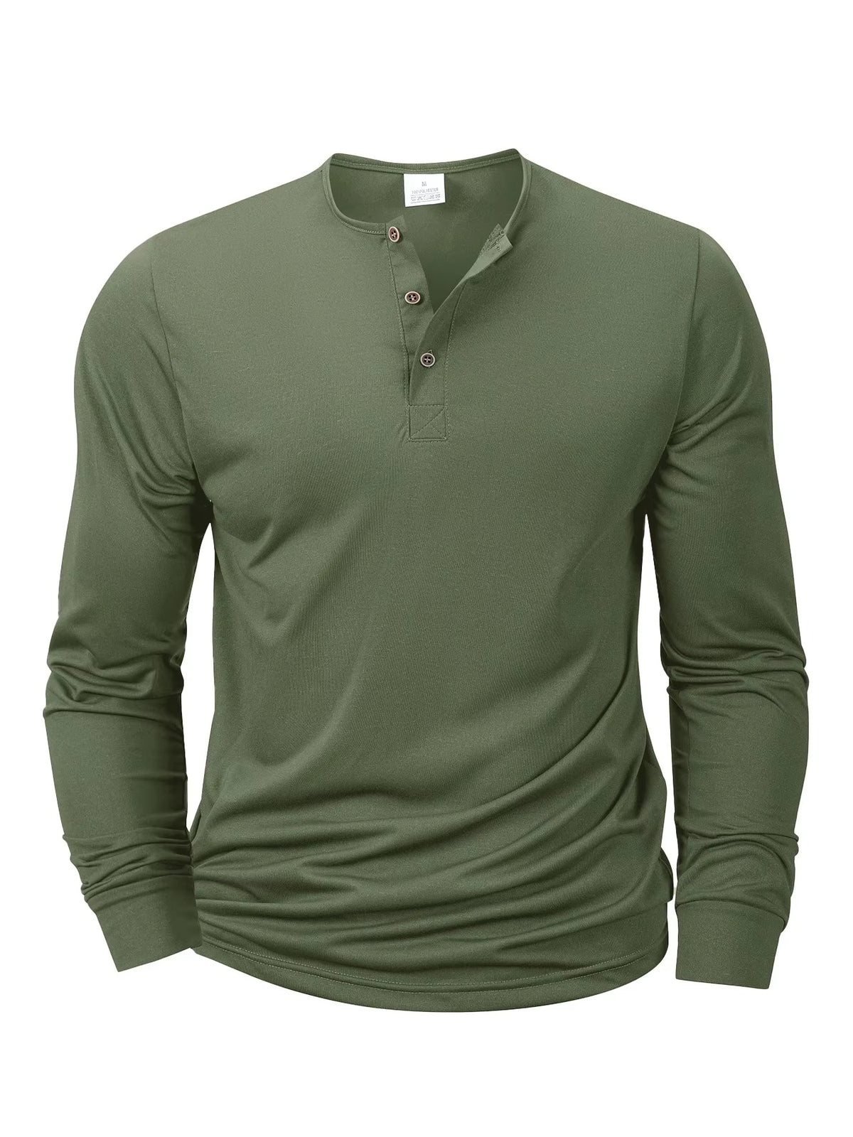 Men’s Long Sleeve Henley T-Shirt