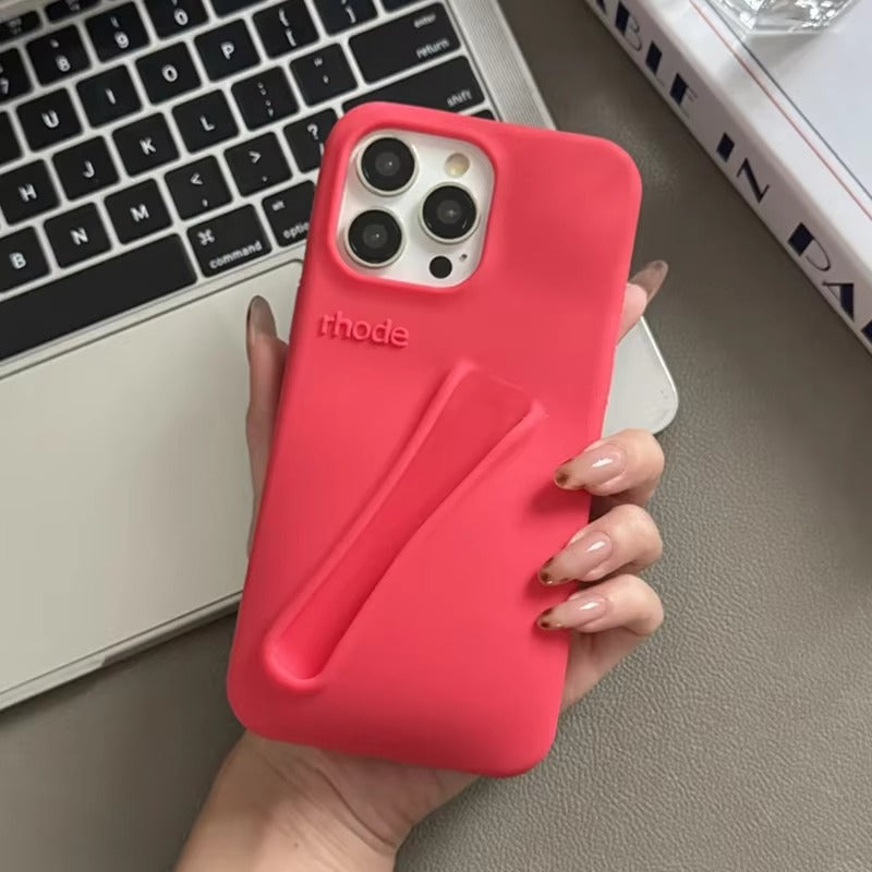 Fashion Lip Gloss Holder iPhone Case
