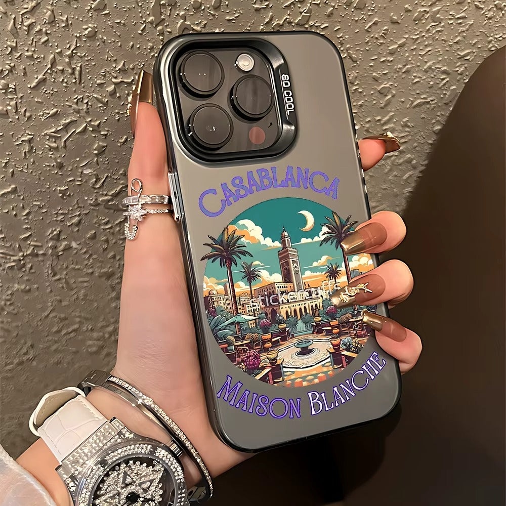 Retro Tennis Club Matte iPhone Case