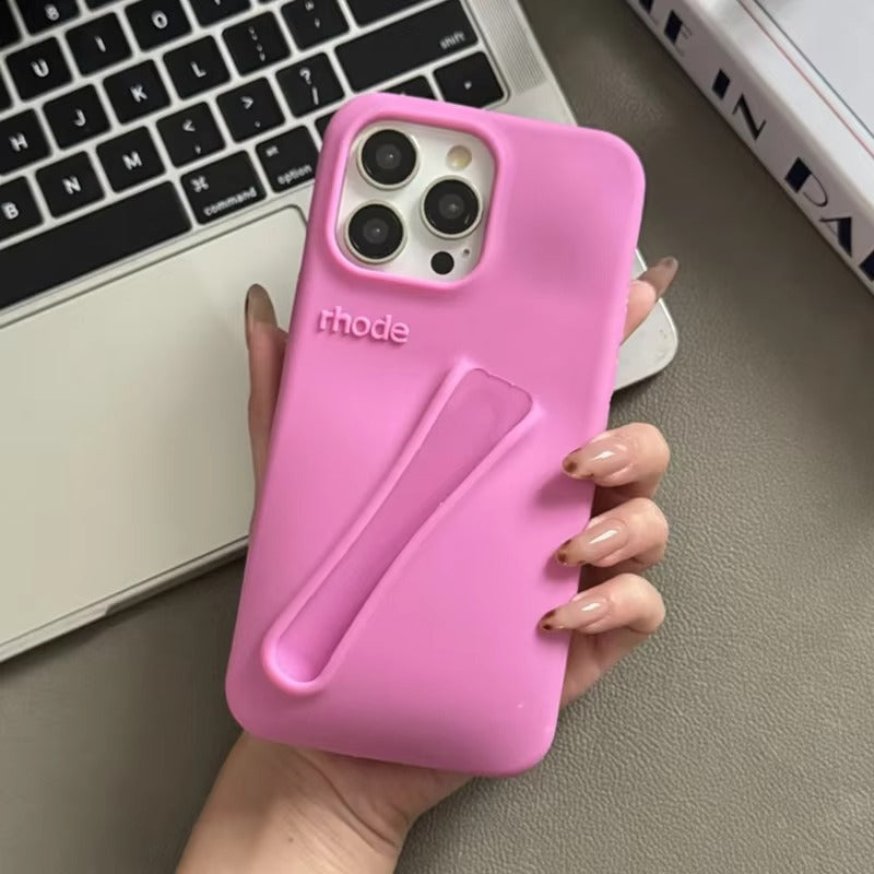 Fashion Lip Gloss Holder iPhone Case