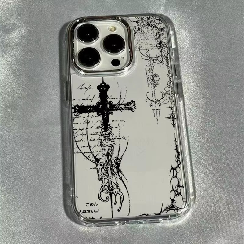 Cool Dark Gothic Cross Phone Case
