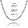 10MM Solitaire Tennis Chain - RIGHTOUTFIT