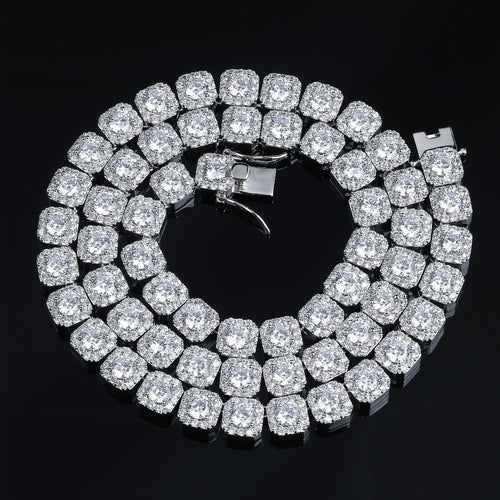 10MM Solitaire Tennis Chain - RIGHTOUTFIT