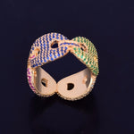 12mm Men's Colorful Charm Ring - RIGHTOUTFIT