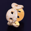 12mm Men's Colorful Charm Ring - RIGHTOUTFIT