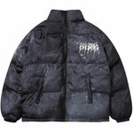 Tie Dye Graffiti Coat