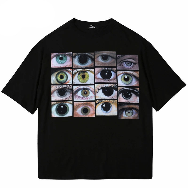 Eyes Printed Harajuku T-Shirt