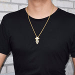 Blue Mortal Kombat character Pendant  with Chain - RIGHTOUTFIT