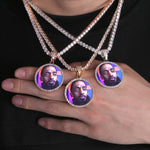 Circle Medallions Pendant with chain - RIGHTOUTFIT