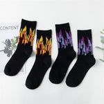 Flame Harajuku Socks - RIGHTOUTFIT