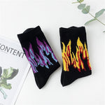 Flame Harajuku Socks - RIGHTOUTFIT