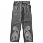 Heart Skeleton Denim jeans
