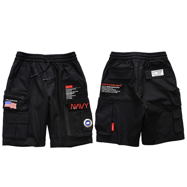 Navy Tech Shorts - RIGHTOUTFIT