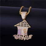 Trap house Pendant with Chain - RIGHTOUTFIT
