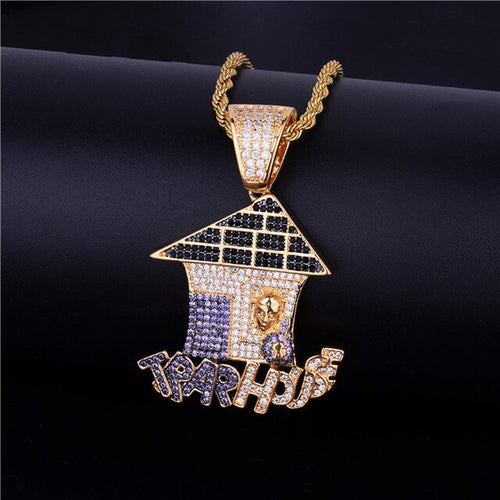 Trap house Pendant with Chain - RIGHTOUTFIT