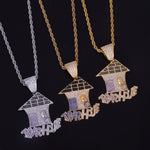 Trap house Pendant with Chain - RIGHTOUTFIT