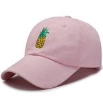 Pineapple Embroidered Baseball Caps - RIGHTOUTFIT