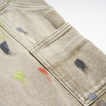 Time is Money Graffiti Print Denim Jeans