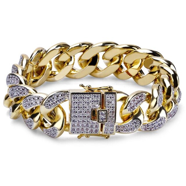 18MM Cuban Link Bracelets - RIGHTOUTFIT