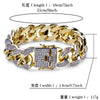 18MM Cuban Link Bracelets - RIGHTOUTFIT