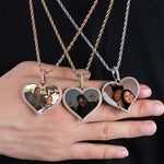Custom Made Photo Heart Medallions - RIGHTOUTFIT