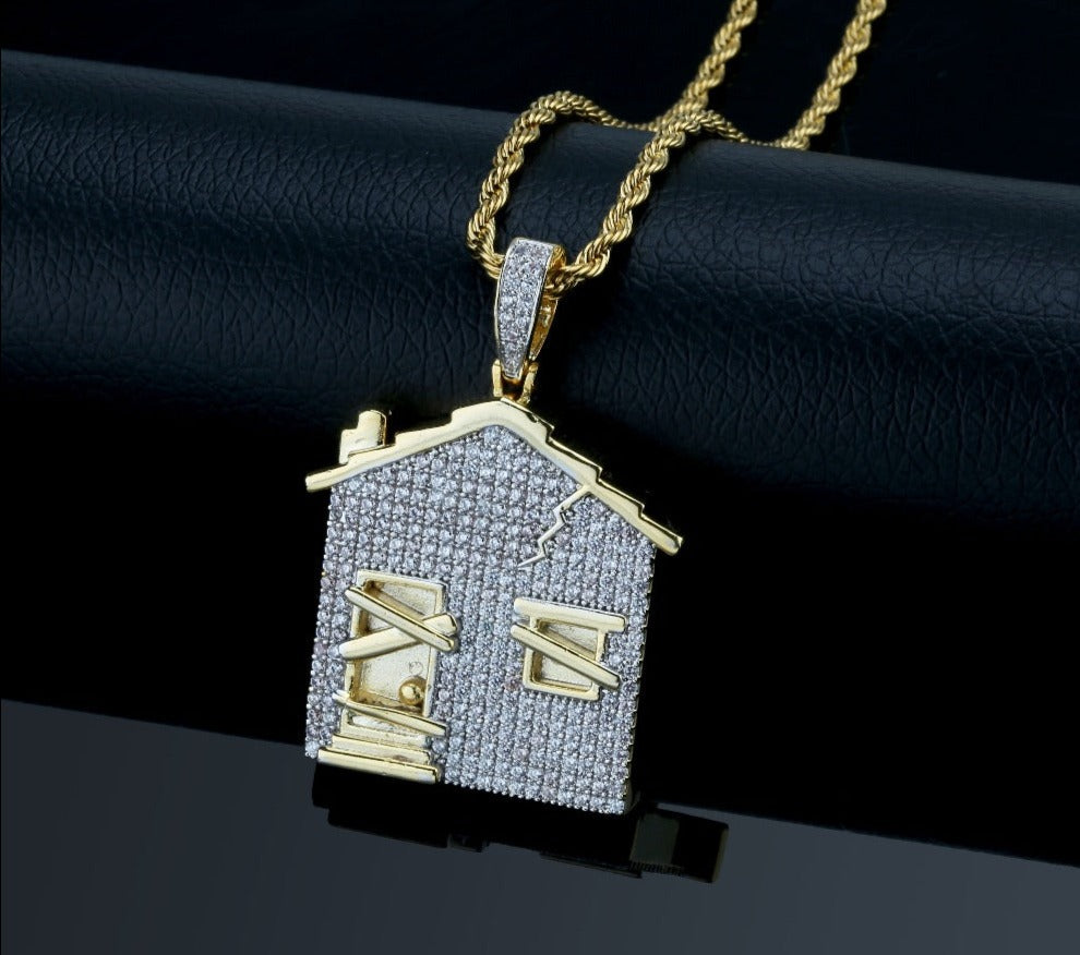 TRAP House Pendant and chain - RIGHTOUTFIT
