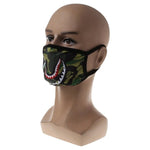 Camouflage Shark mask - RIGHTOUTFIT