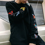 Vegorrs Butterfly Embroidered Sweatshirt