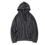 Zebra Print Cashmere Hoodie