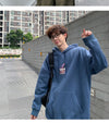 How? oversize Japanese Graphic Printed Hoodie