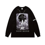 Men Hip Hop Streetwear Long Sleeve T Shirt Creative Print T-Shirt 2021 Autumn Harajuku Cotton Sweatshirt Tops Loose WE252