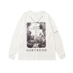 Men Hip Hop Streetwear Long Sleeve T Shirt Creative Print T-Shirt 2021 Autumn Harajuku Cotton Sweatshirt Tops Loose WE252