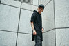 Curved side stripped T-shirt Hoodie - RIGHTOUTFIT