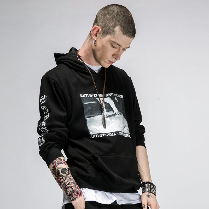 Personality Picture Pullover Hoodie - RIGHTOUTFIT