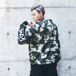 Applique oversized Pullover Hoodies - RIGHTOUTFIT