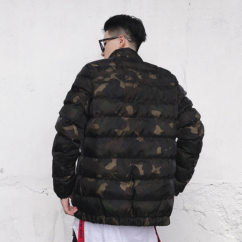 Thick Jacket Ma1 Bomber Coat Camouflage - RIGHTOUTFIT