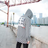 Two Piece Side Zipper Stripe Patchwork hoodie - RIGHTOUTFIT