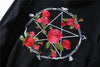 Rose Embroidery star jacket - RIGHTOUTFIT