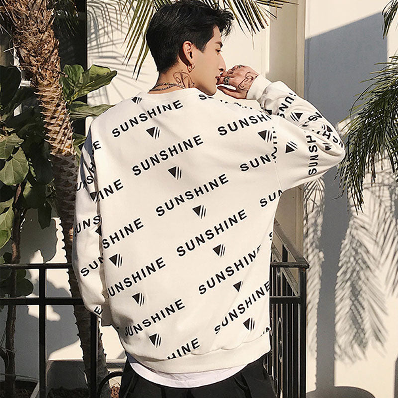 Sunshine printed sweatshirt - RIGHTOUTFIT