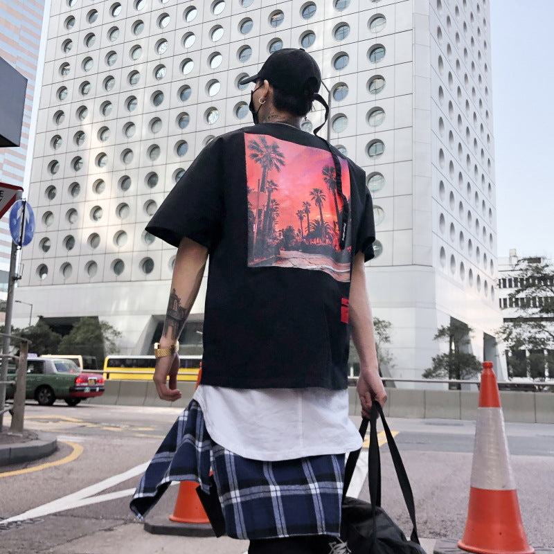Summer printed t-shirt - RIGHTOUTFIT