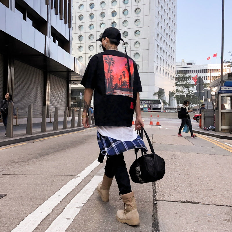 Summer printed t-shirt - RIGHTOUTFIT