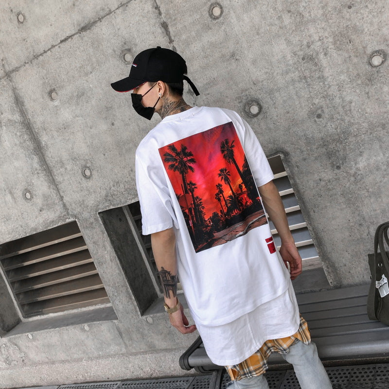Summer printed t-shirt - RIGHTOUTFIT