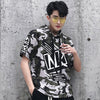 Applique short sleeve hoodie - RIGHTOUTFIT