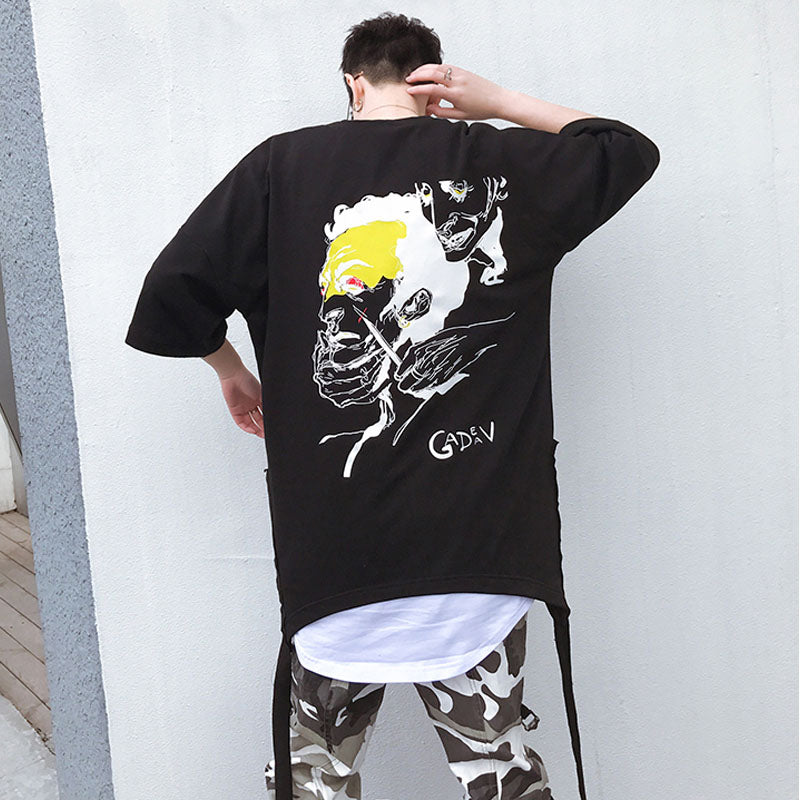 Extended Knife Face T Shirt - RIGHTOUTFIT