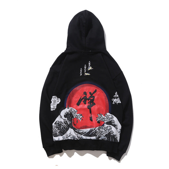 Letter Wave Hoodies - RIGHTOUTFIT
