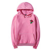Rose Embroidery Oversize Hoodie